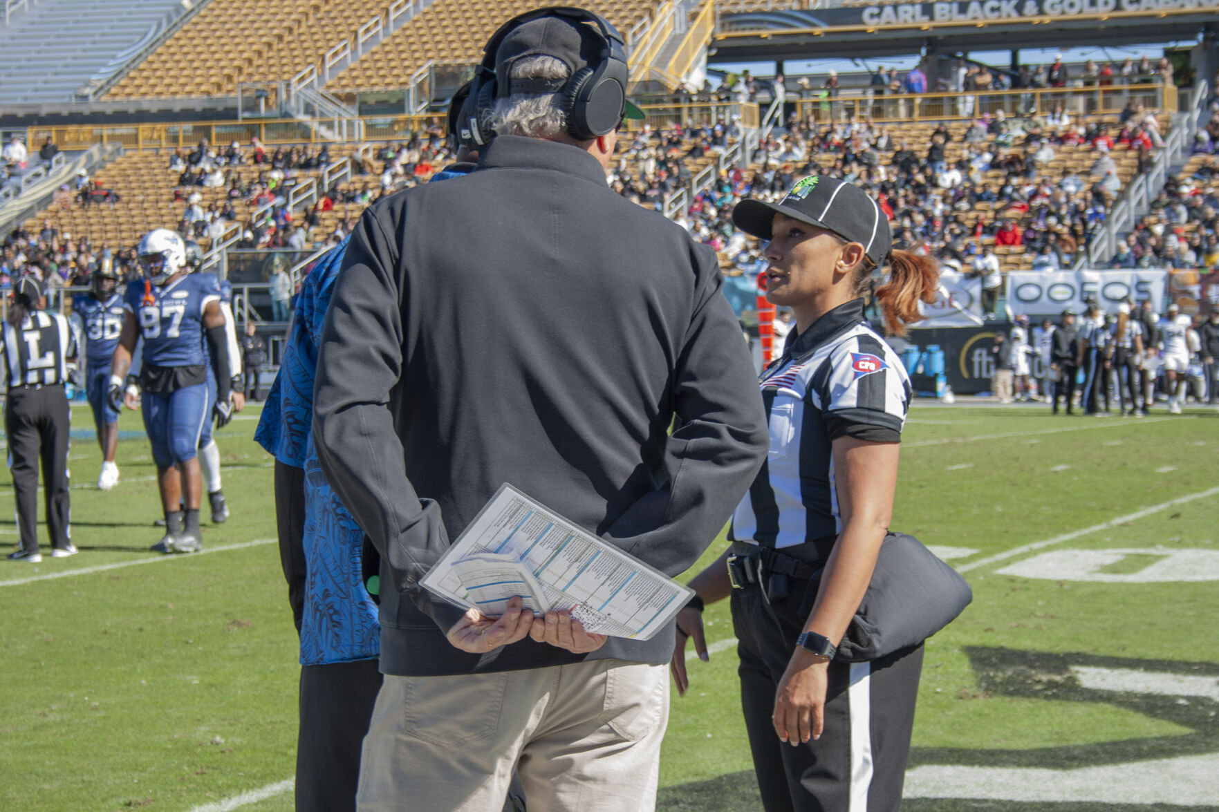 Eight Women Make History as the First All-Female Officiating Team for the Hula Bowl